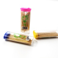 Plastic Bottle Dental Sticks Wooden Tooth Pick Toothpick Container/Toothpick Dispenser